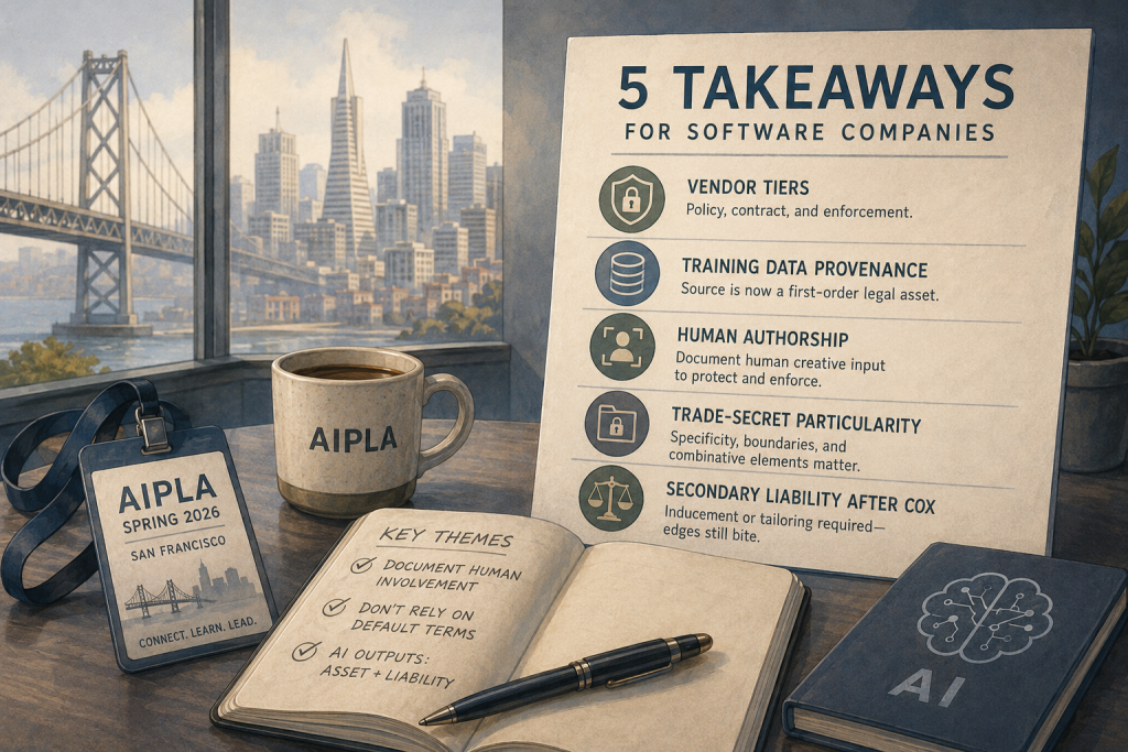 5 Software Company Takeaways from AIPLA Spring Meeting 2026